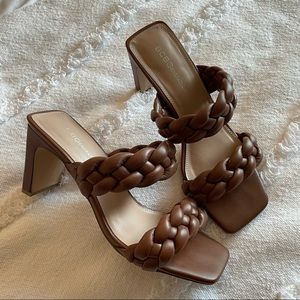 BCBG Finaa braided heel